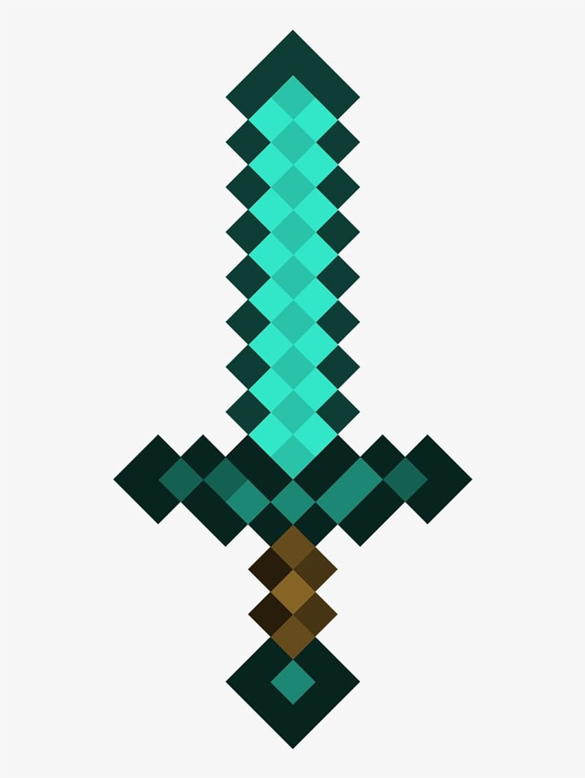 Espada de diamante - Espada de diamante de Minecraft, Armadura de diamante de Minecraft fondo de pantalla del teléfono