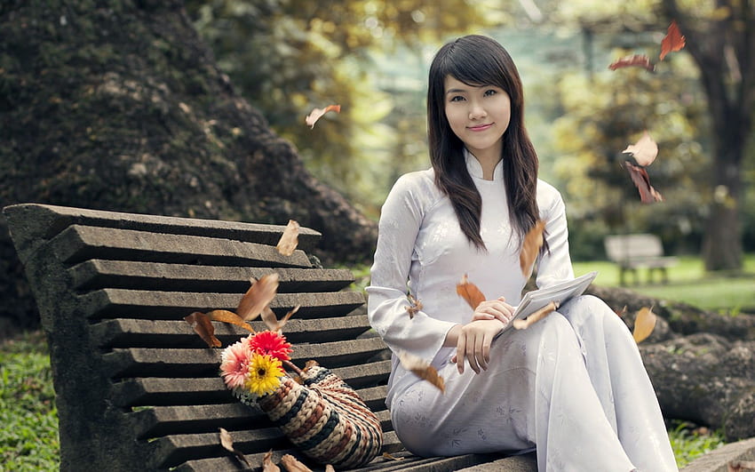 Women Vietnam, Vietnamese Woman HD wallpaper