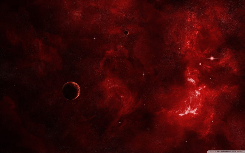 Ruang Merah, Nebula Hitam Wallpaper HD