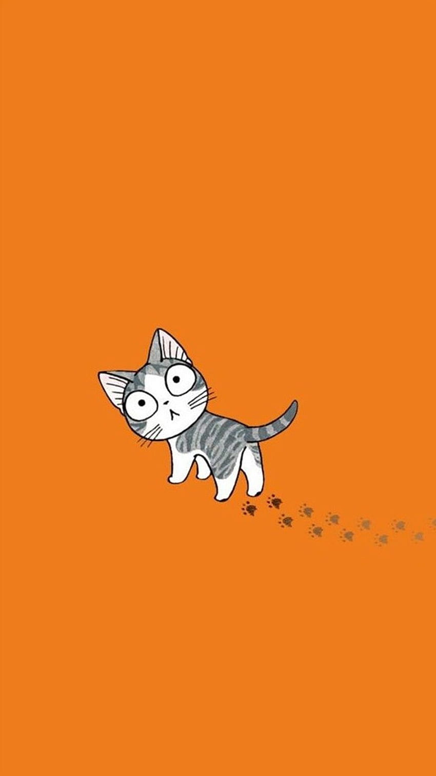 Lindo gato de dibujos animados 7 Obtener fondo de pantalla del teléfono |  Pxfuel