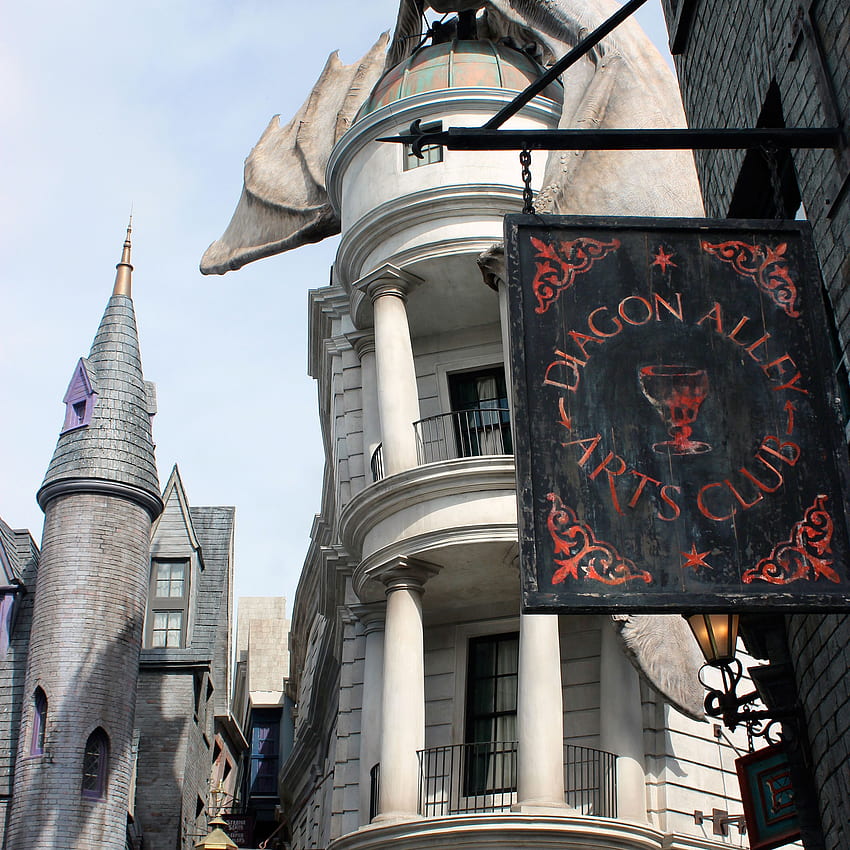 Diagon Alley - of The Wizarding World of Harry Potter HD phone wallpaper