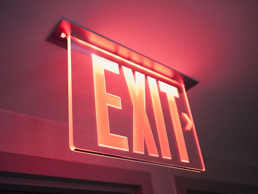 The Basics of Exit and Emergency Lighting: Part 2 - Who Needs Emergency Lighting?, Exit Sign HD wallpaper