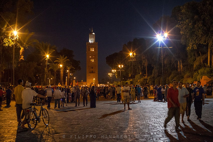 Nacht in Marrakesch - , Hintergrund und mehr, Marrakesch HD-Hintergrundbild