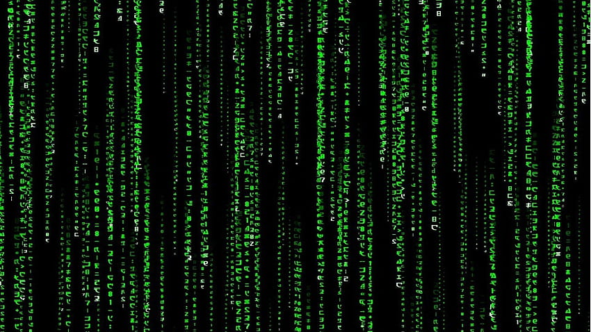 Kode Biner Animasi - . Kode , Latar belakang sains, Ilmu komputer, Biner Hijau Wallpaper HD