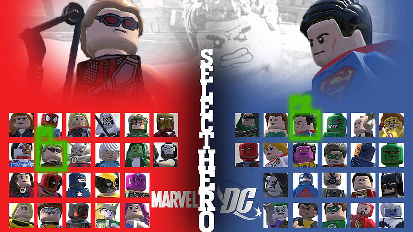 Boghandel Sindsro Patent LEGO MARVEL VS DC SUPER HEROES - START GAME!, LEGO Marvel Vs. DC HD  wallpaper | Pxfuel