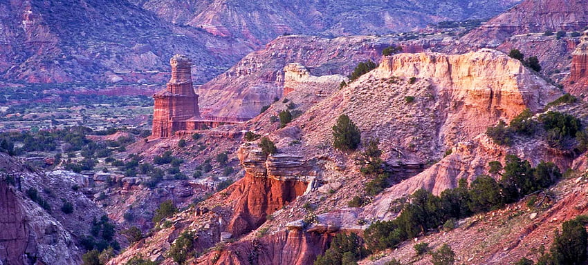 Palo Duro Canyon State Park, TX, Canyons, Rocks, Texas, State Parks, Mountains, Nature HD wallpaper