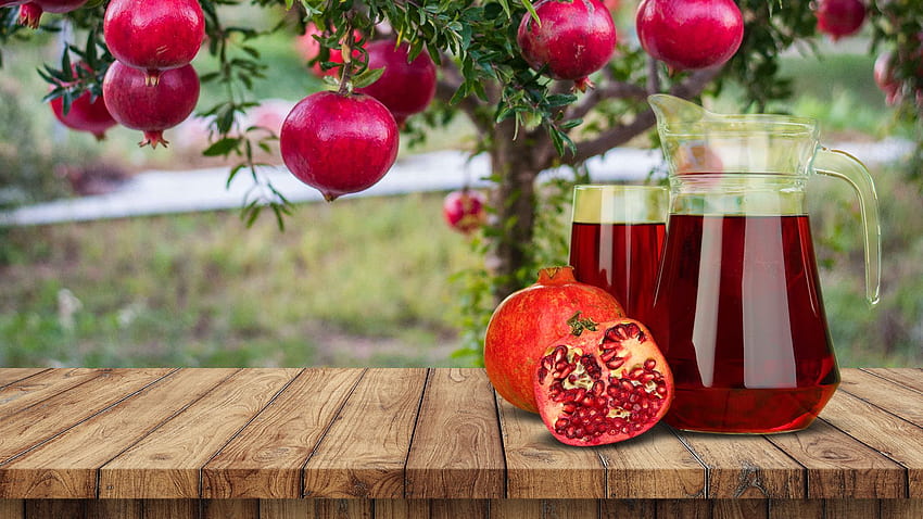 Fresh Organic Pomegranate Juice .roidongh.gr, Pomegranate Tree HD wallpaper