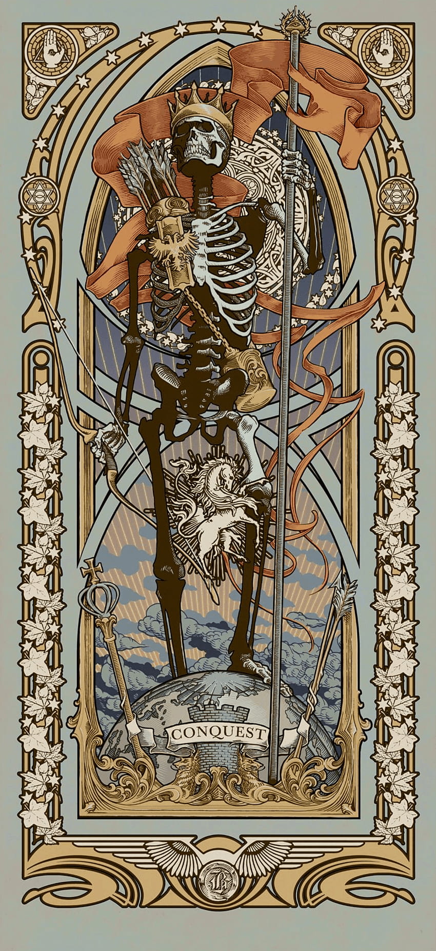 Four Horsemen + . Apocalypse art, Art, Skull art, Tarot Cards HD phone wallpaper