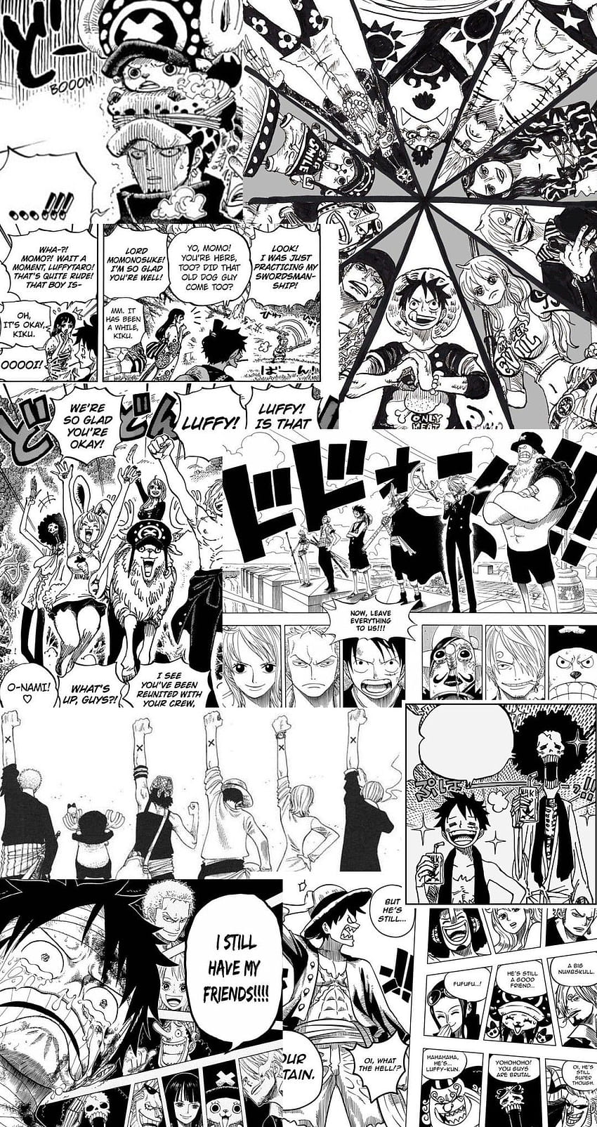 One Piece, Sanji, Law, Rufy, Ussop, Zoro, Nami, Brook, Chopper, Robin, Manga Sfondo del telefono HD