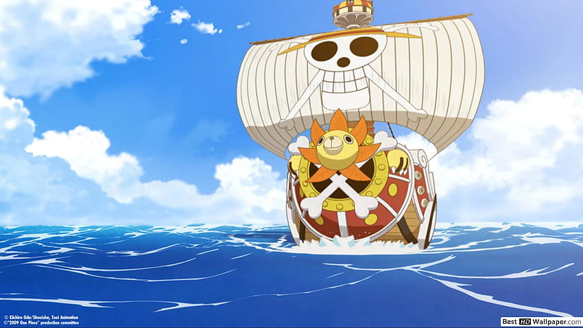 One Piece - Thousand Sunny, Barco Pirata fondo de pantalla