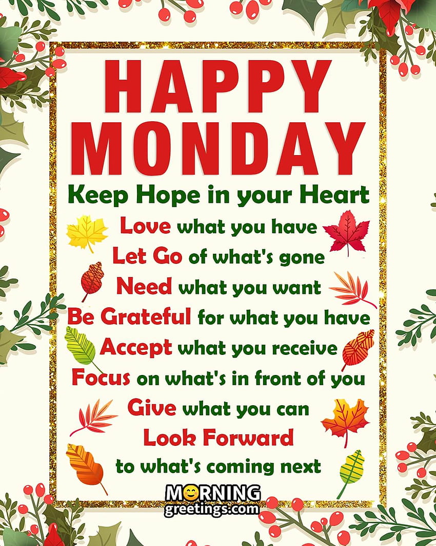 Best Monday Morning Quotes Wishes Pics - Morning Greetings ...