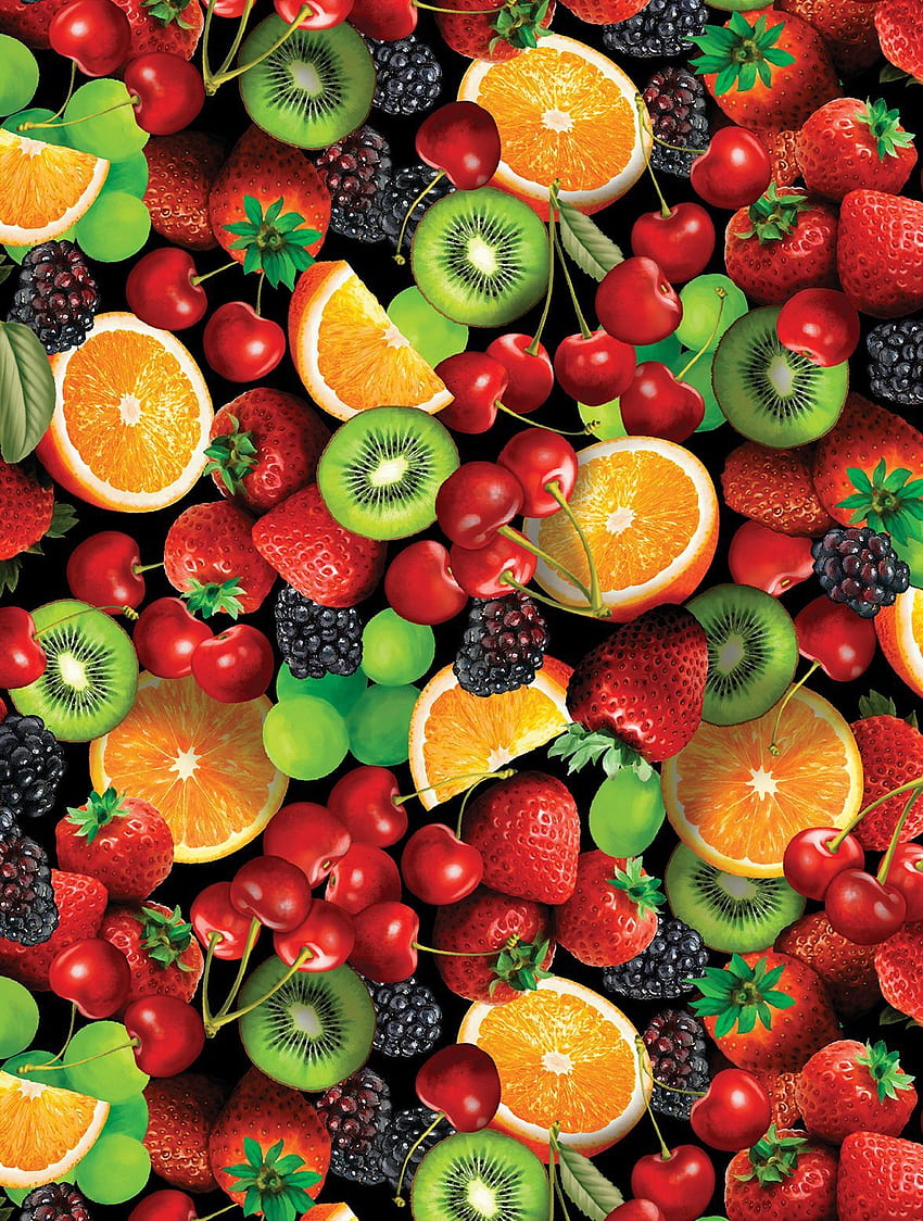 Fresh Squeezed by Maria Kalinowski from Kanvas Studio - Fruit Salad - Black. Fruit , Fruit, Fruit graphy HD phone wallpaper