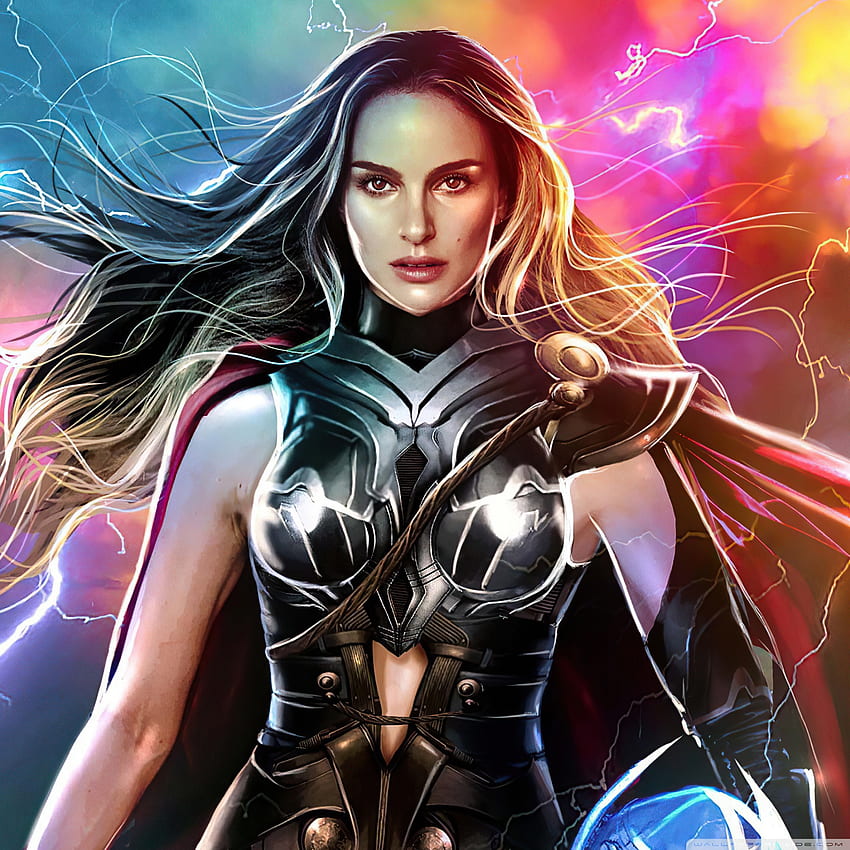 Thor Love and Thunder、Lady Thor、2022 Movie Ultra Background for U TV : ワイドスクリーン & UltraWide & ノートパソコン : タブレット : スマートフォン、Thor Ipad HD電話の壁紙