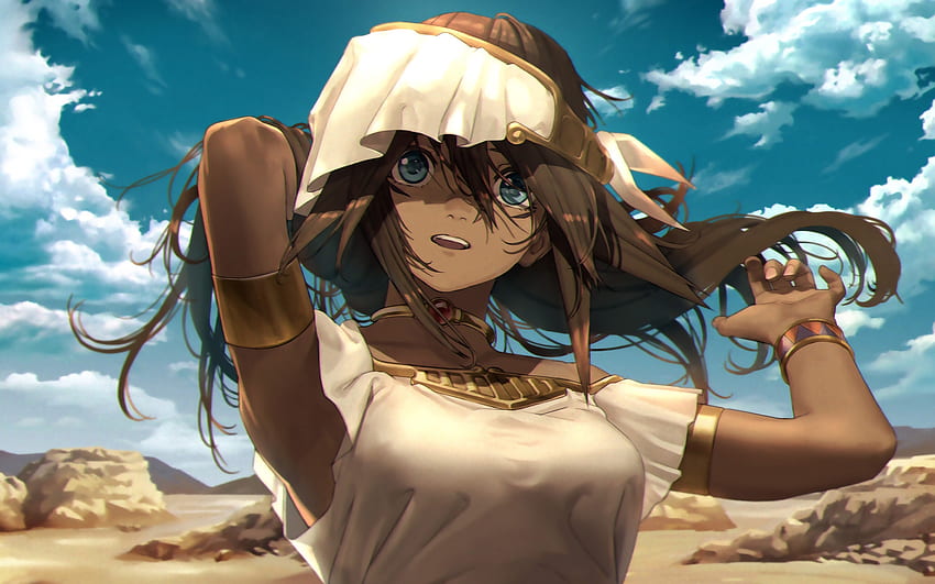 Anime Egyptian Queen Portrait by IntiArt on DeviantArt