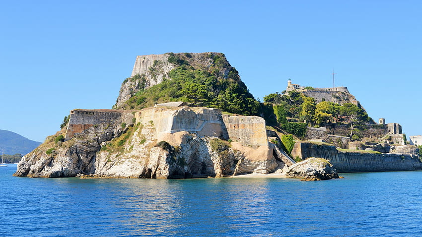 1676609, seascape category - seascape . Seascape, Corfu town, Places in greece HD wallpaper