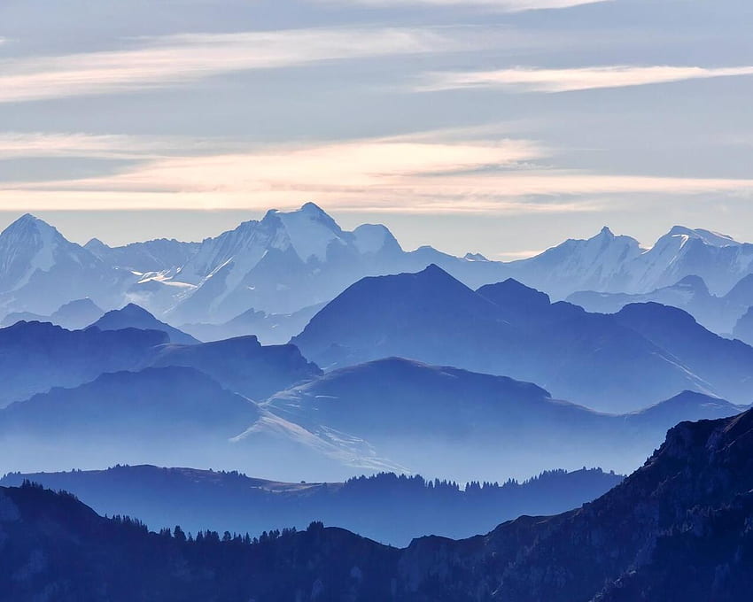 Blue Mountains 3 Auflösung, 1280 x 1024 Berge HD-Hintergrundbild