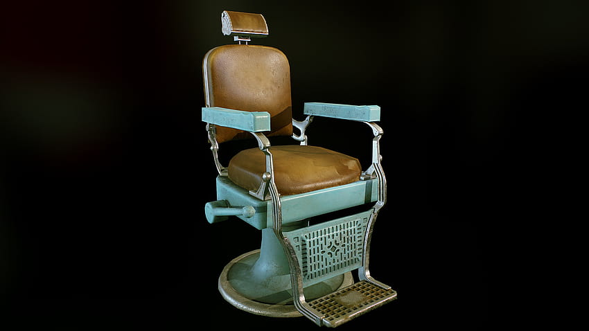 ArtStation - Koken 1920's Barber Shop Chair, Radu Moraru, Silla de barbero  fondo de pantalla | Pxfuel