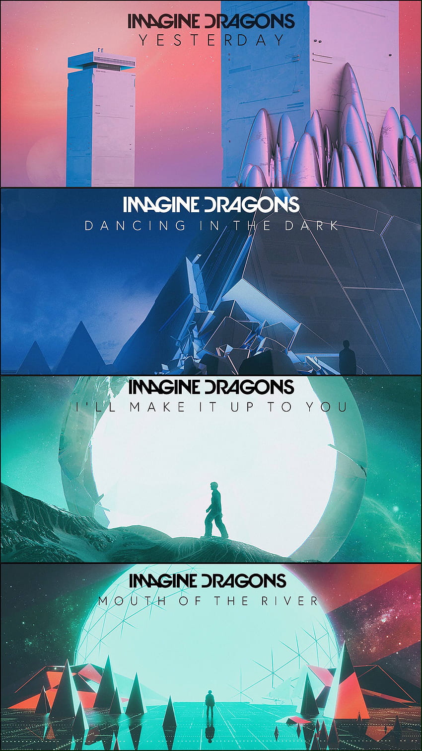 ฉันทำเพลงวิวัฒนาการ: Imaginedragons, Imagine Dragons Origins วอลล์เปเปอร์โทรศัพท์ HD