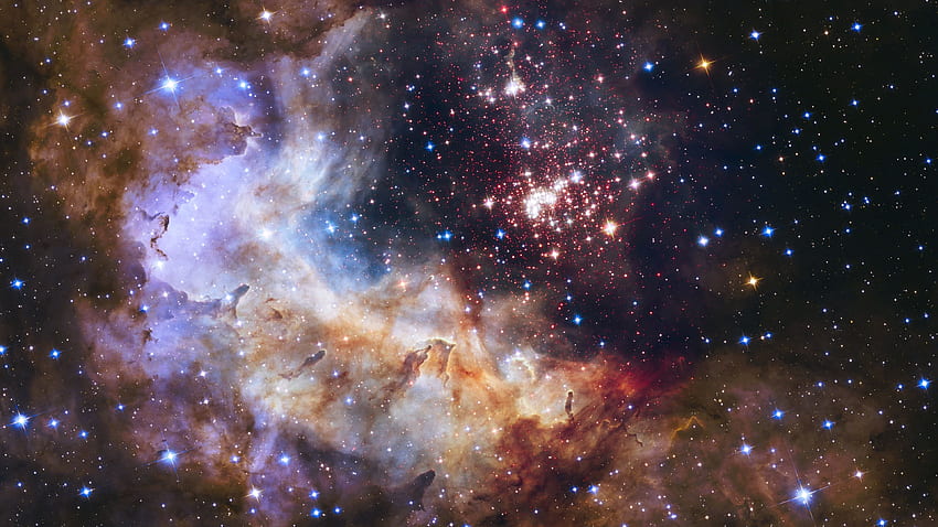 Hubble Deep Space Nebula Ultra, espaço sideral papel de parede HD