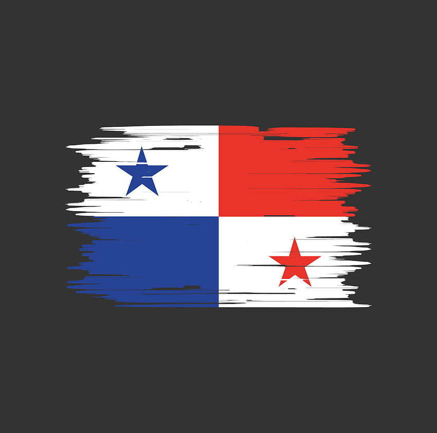 Panama Flag Brush. National Flag 6234480 Vector Art at Vecteezy HD wallpaper