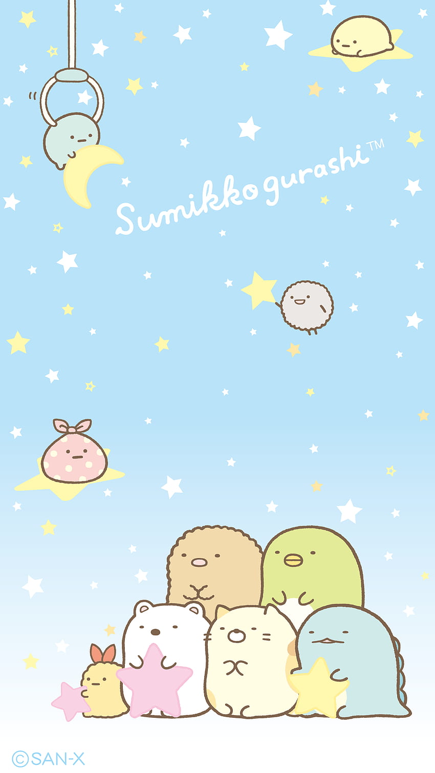 sp_1920_1080.png (1080×1920). Cute cartoon , Cute, Sumikko Gurashi Christmas HD phone wallpaper