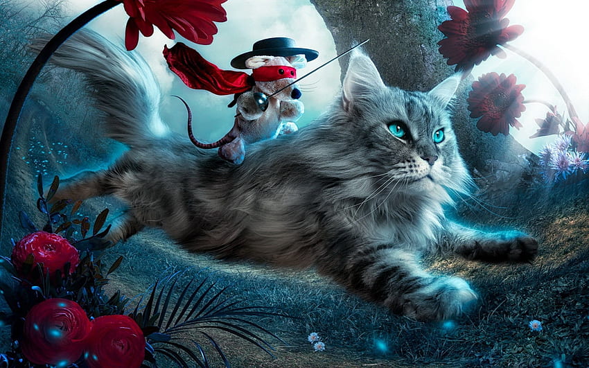 cat fantasy art