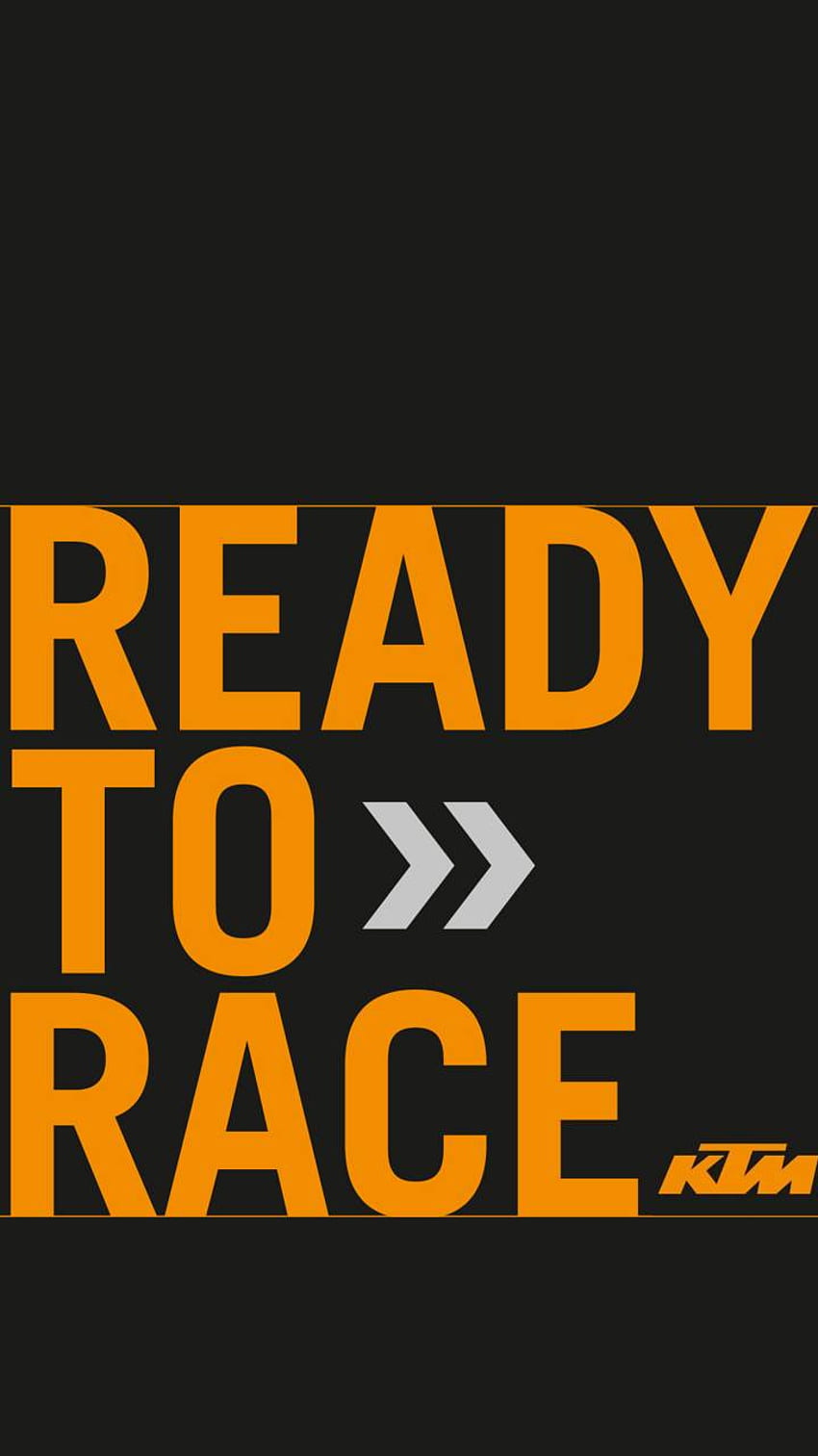 Ready To Race, KTM Logo HD phone wallpaper