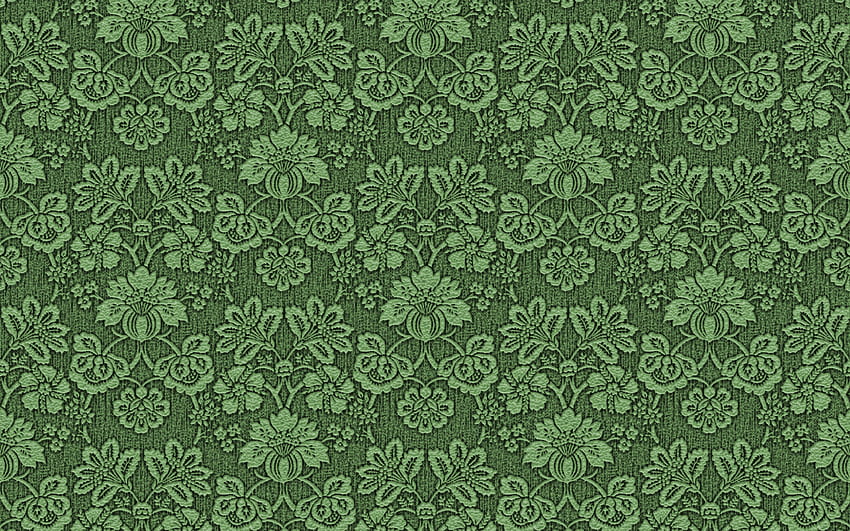 Dark Green Victorian - Novocom.top, Green Fabric HD wallpaper