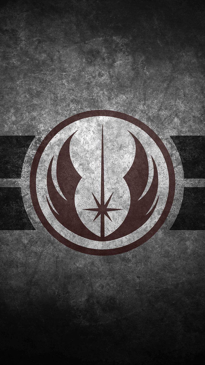 Symbole Jedi de Star Wars, Jedi gris Fond d'écran de téléphone HD