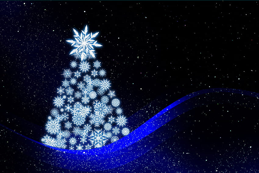 Holidays, Art, New Year, Christmas Tree HD wallpaper