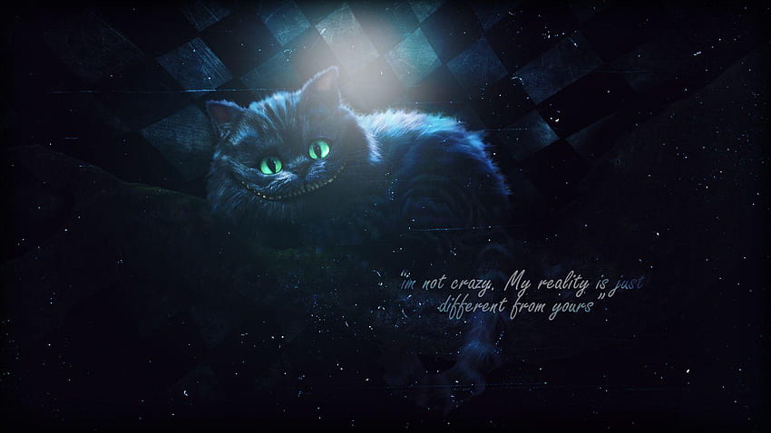 Cheshire Cat Were All Mad Here Wallpaper Photo Awesome  แฟนไทย