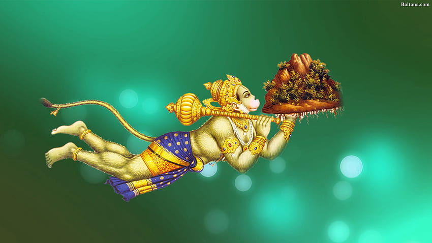 Hanuman Mejor 33065, Vuelo de Hanuman fondo de pantalla