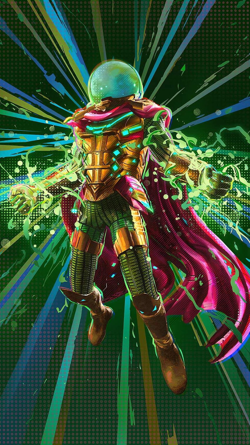 Mysterio iPhone . Mysterio marvel, Marvel villains, Marvel comics art HD phone wallpaper