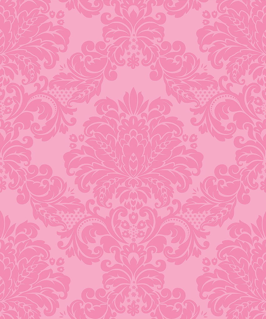 Pink Damask , Bright, Bold & Opulent • Milton & King AUS, Classic Pink HD phone wallpaper