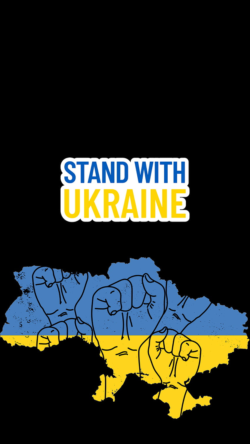 Застанете с Украйна, изкуство, свят, криза, нашествие, no_war, война, Русия HD тапет за телефон