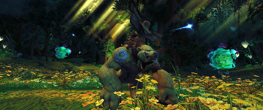 Blizzard World of Warcraft Legion Bear Форма, World of Warcraft Druid HD тапет