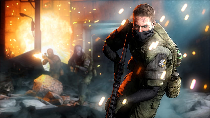 soldato Uomini paradiso esterno Militaires Sans Frontieres Metal, Metal Gear Solid Ground Zeroes Sfondo HD