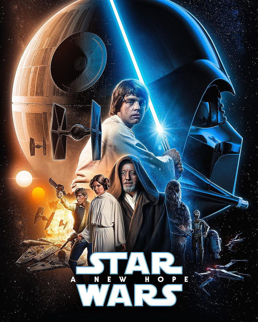 Roba di Star Wars su Twitter. Poster di film di Star Wars, Star Wars episodio iv, episodi di Star Wars Sfondo del telefono HD