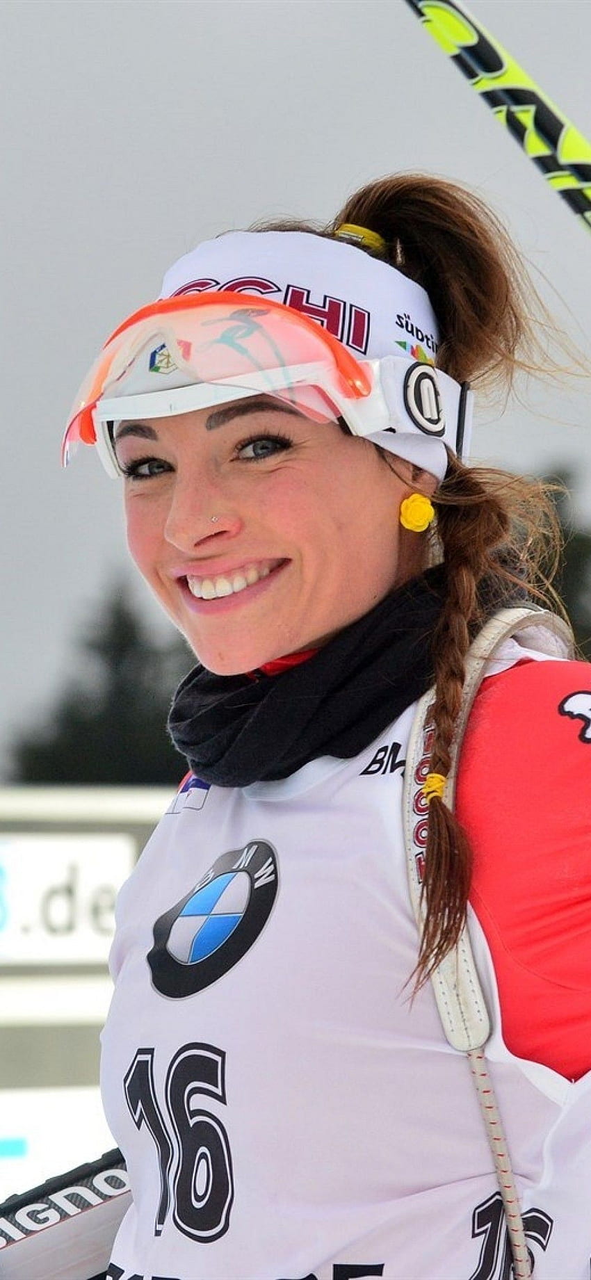 Dorothea Wierer, Italy, Biathlon HD phone wallpaper