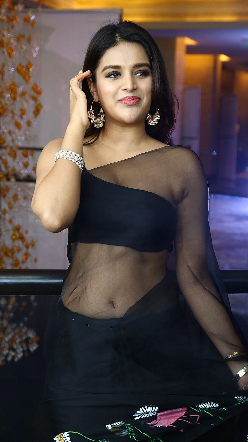 Niddhi agarwal, beleza saree, umbigo, atriz telugu Papel de parede de celular HD
