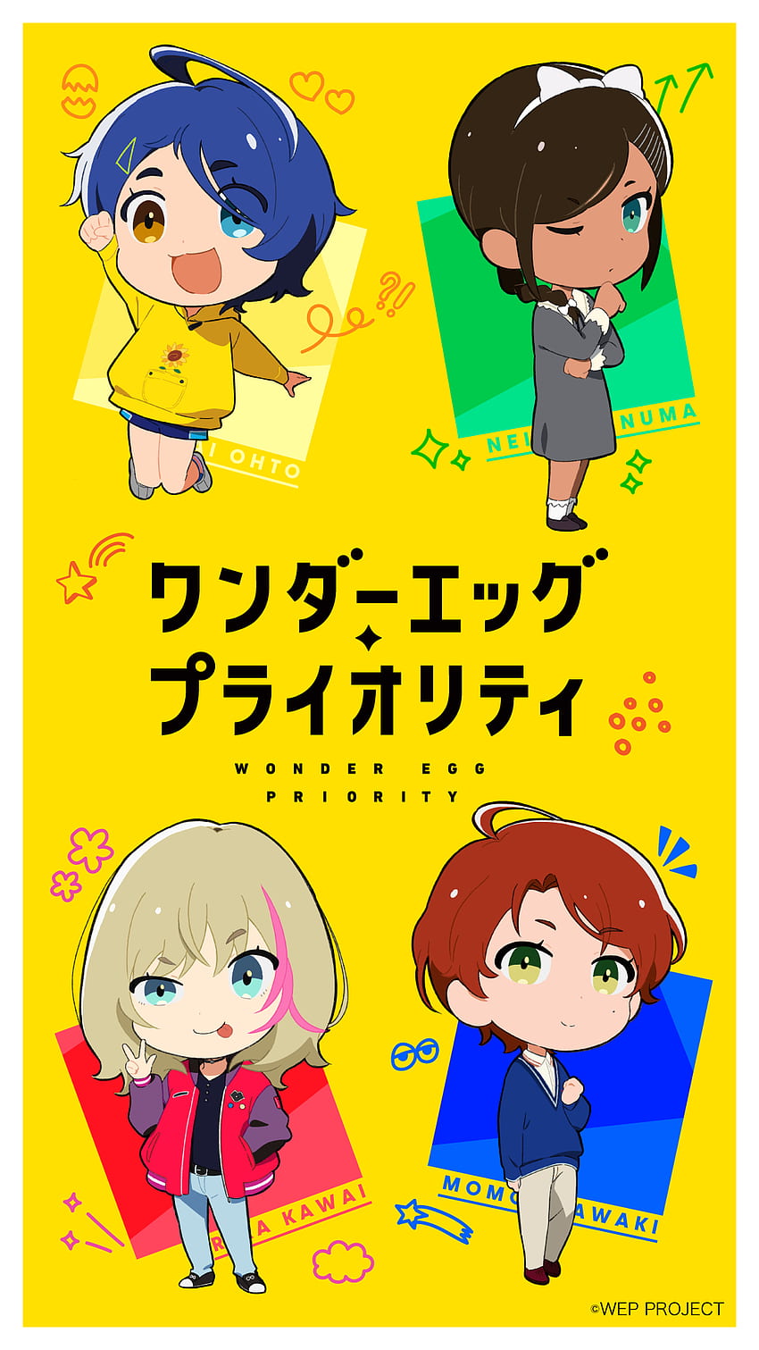 Ohto Ai - tablica Anime z priorytetem Wonder Egg Tapeta na telefon HD