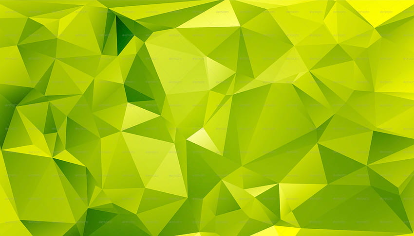 Polygon Background. Polygon, Polygon Green HD wallpaper