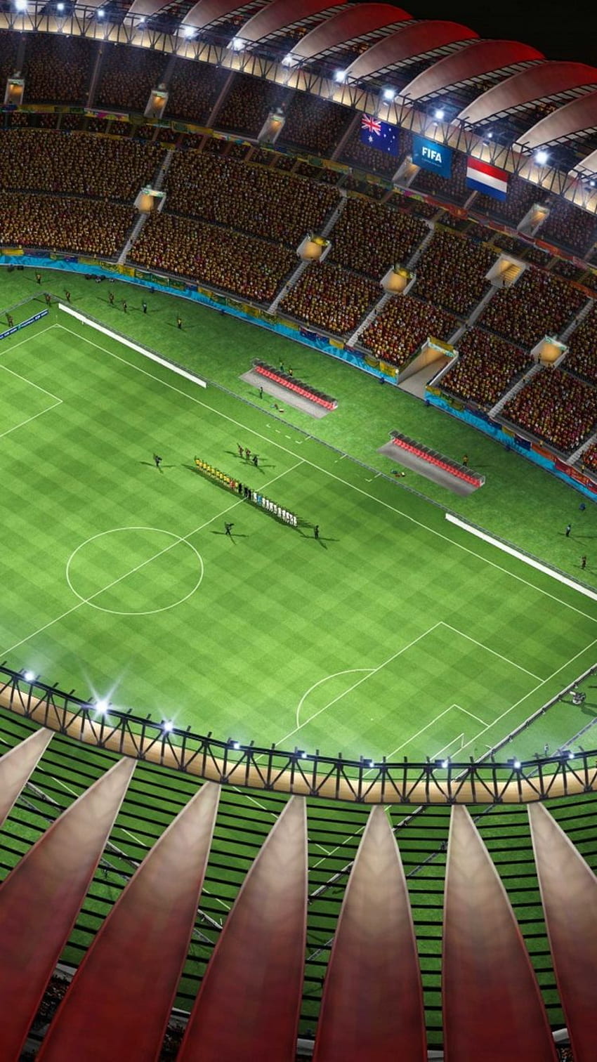 Vista Aérea do Estádio da Copa do Mundo da FIFA iPhone 6 - Papel de parede de celular HD