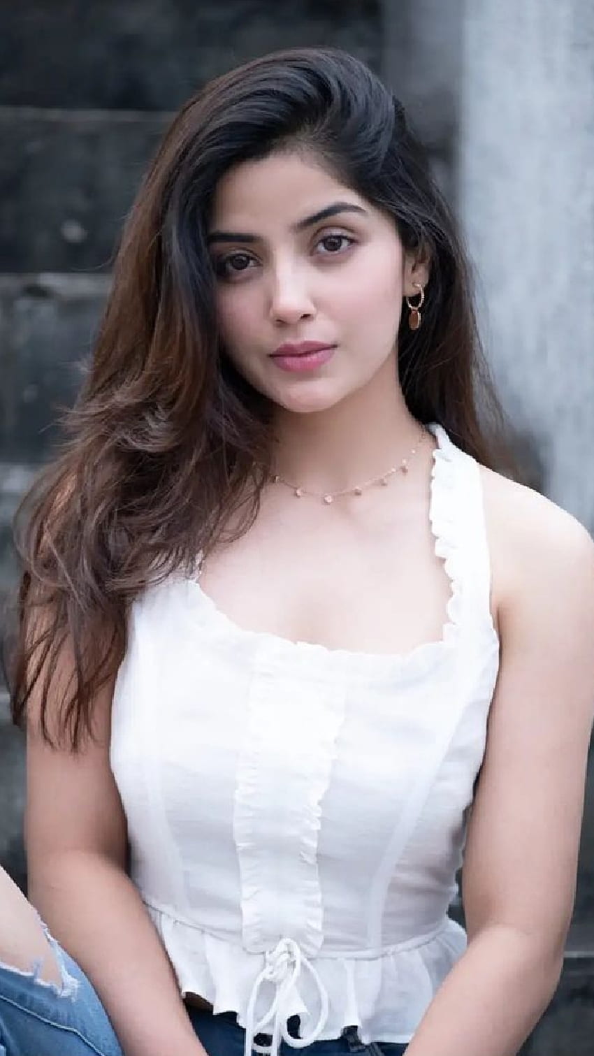 Kashmira 913, Schönheit, Kashmira pardeshi, Schauspielerin, Weiß HD-Handy-Hintergrundbild