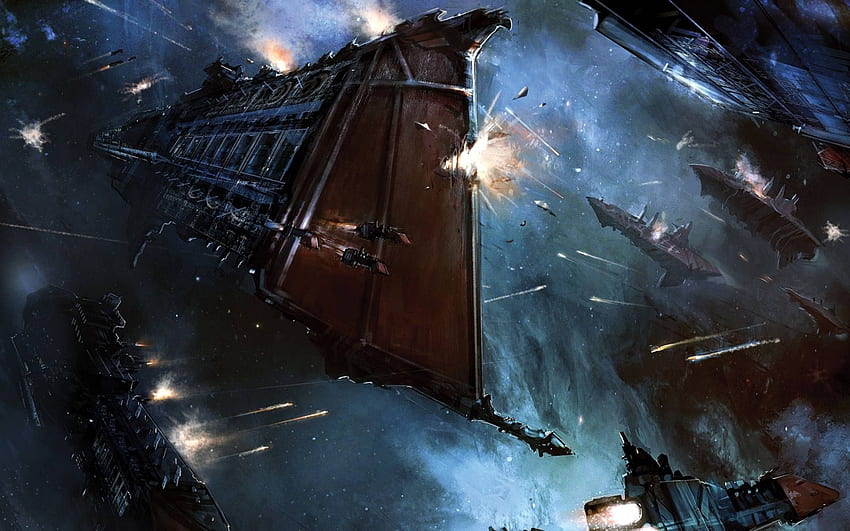 bataille spatiale - Guerre dans l'espace, Warhammer, Navires conceptuels Fond d'écran HD