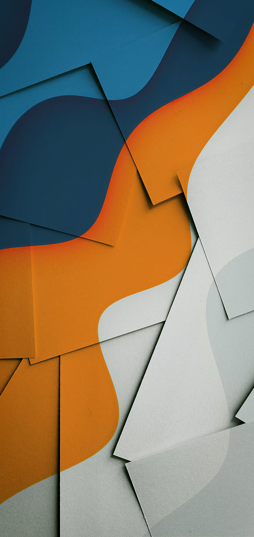 Astratto con colori e forme geometriche per iPhone, forme geometriche pastello Sfondo del telefono HD