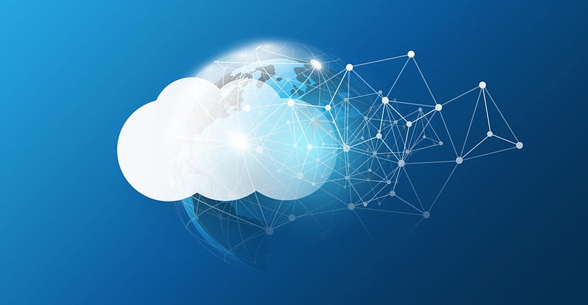 Una breve introduzione alla soluzione AWS Cloud Computing Sfondo HD
