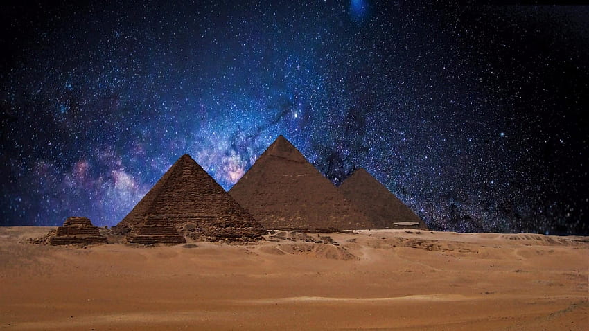 Der Großen Ägyptischen Pyramiden Unter Einem Magnificent HD-Hintergrundbild