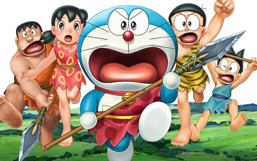 Doraemon, primitive HD wallpaper