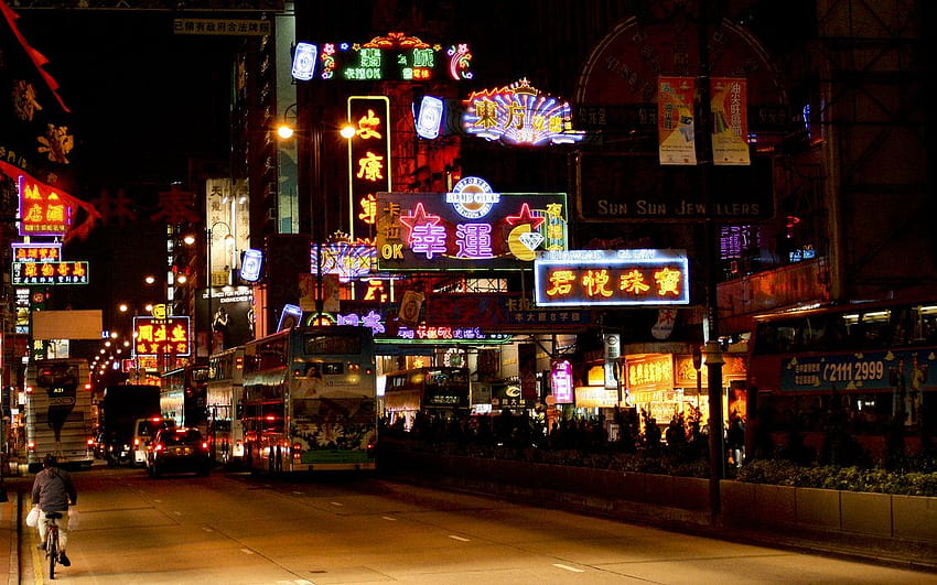Hong Kong Streets, Hong Kong Scenery HD wallpaper